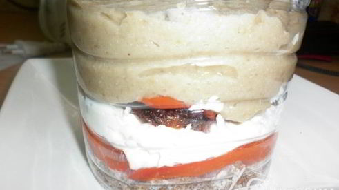 баклажановый чизкейк перекус