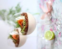 Чизкейк из лосося с лаймом