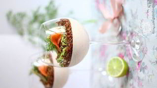 Чизкейк из лосося с лаймом