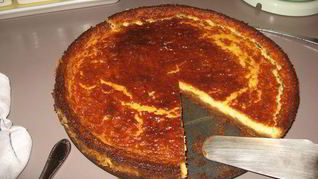 Чизкейк из Маскарпоне с апельсновой цедрой