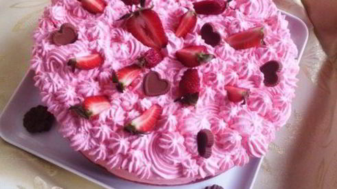 чизкейк красный бархат