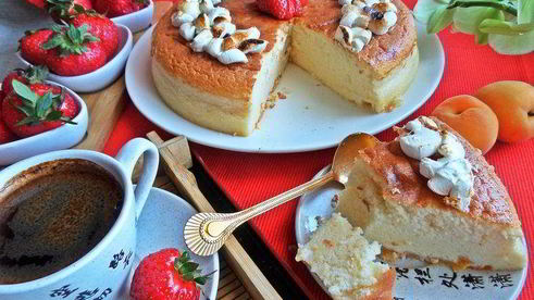 чизкейк по-японски