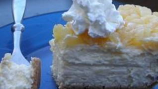 Чизкейк с ананасами