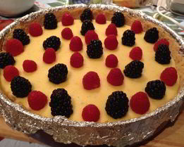 Чизкейк с белым шоколадом и сливками