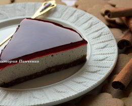 Чизкейк с пряностями и глинтвейном