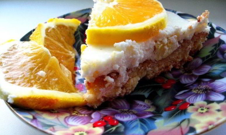 Рецепт чизкейка с сыром лабне и апельсинами
