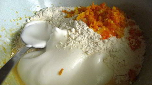 чизкейк с сыром лабне и апельсинами