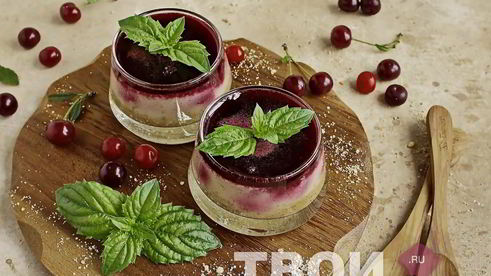 чизкейк с вишней