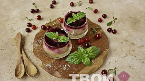 чизкейк с вишней