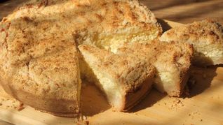 Чизкейк в песочном тесте