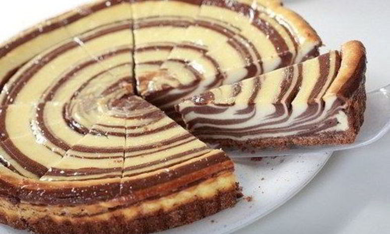 Рецепт чизкейка зебра с апельсиновым ликером