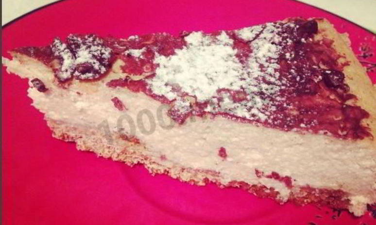 Рецепт диетического банано-творожного чизкейк