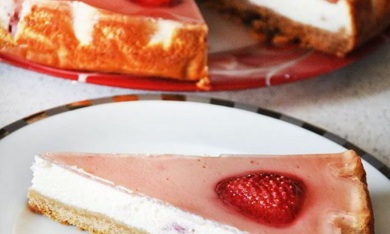 Рецепт клубничного чизкейка