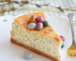 Марципановый чизкейк с маком