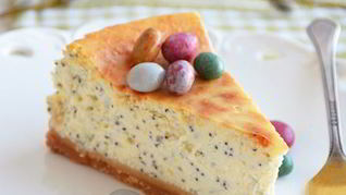 Марципановый чизкейк с маком