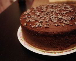 Насыщенный шоколадный чизкейк