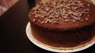 Насыщенный шоколадный чизкейк