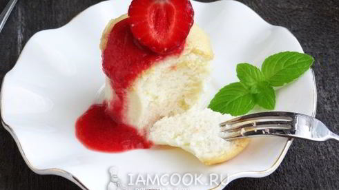 порционный ванильный чизкейк