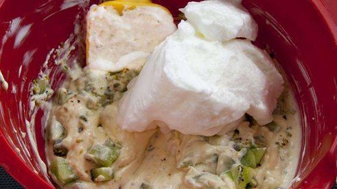 порционные чизкейки с киви и фисташками