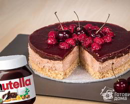 Праздничный чизкейк с Нутеллой