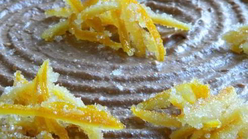 шоколадно-апельсиновый чизкейк