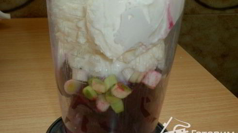 свекольный чизкейк с семгой