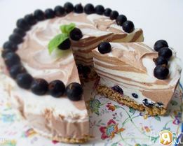 Тигровый чизкейк на овсяной основе