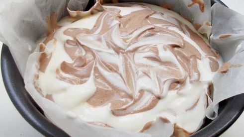 тигровый чизкейк на овсяной основе