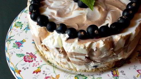 тигровый чизкейк на овсяной основе