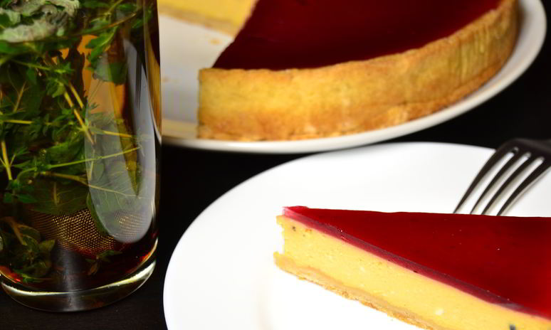 Рецепт тыквенно-сливочного чизкейк с брусничны желе