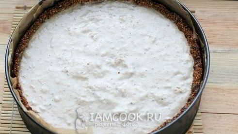 вегетарианский кокосовый чизкейк