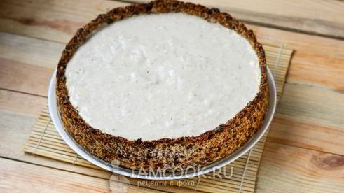 вегетарианский кокосовый чизкейк