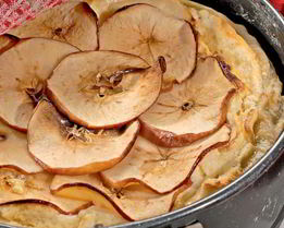 Яблочный чизкейк