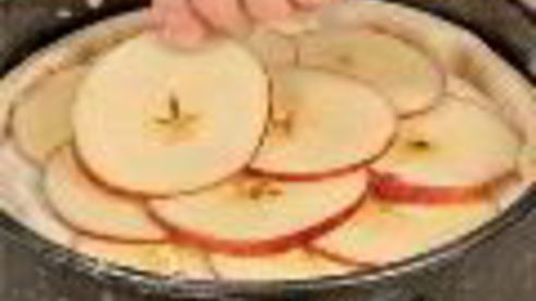 яблочный чизкейк