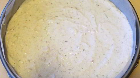 закусочный чизкейк с горгонзолой и грецкими орехами