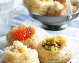 Фаршированные волованы