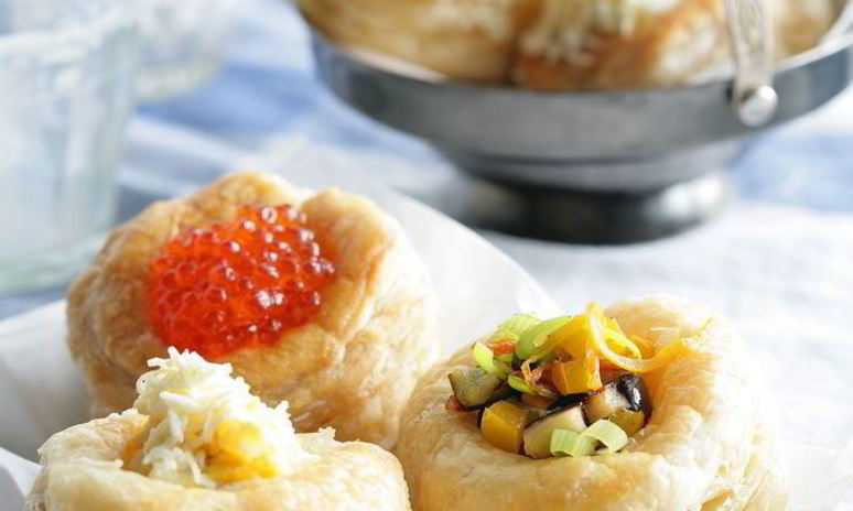 Рецепт фаршированных волованов