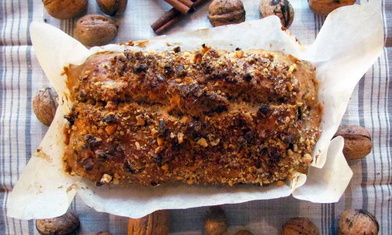 Рецепт бананова-орехового кекс