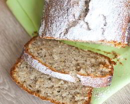 Банановый кекс с маком