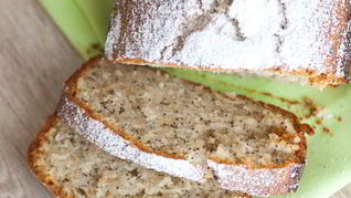 Банановый кекс с маком