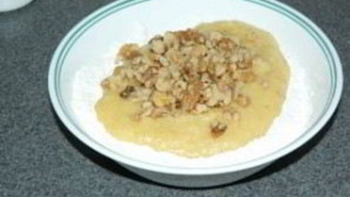 банановый кекс с орехами