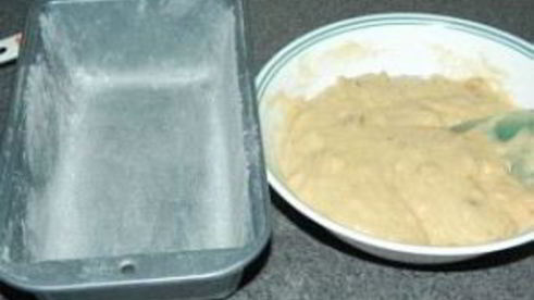 банановый кекс с орехами