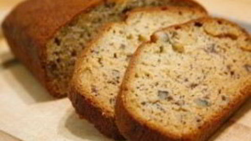 банановый кекс с орехами