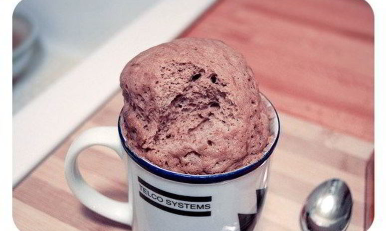 Рецепт быстрого кекса из микроволновки