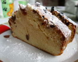 Быстрый кекс со сгущенным молоком