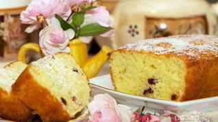 Быстрый творожный кекс