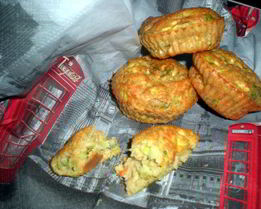 Кабачковые кексы