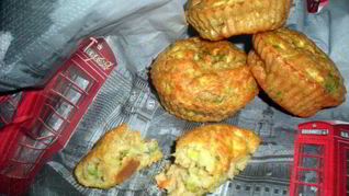 Кабачковые кексы