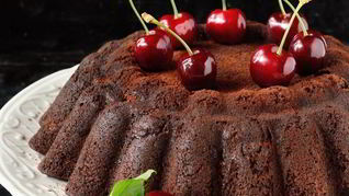 Кекс Отелло с черешней