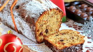 Кекс рождественский с сухофруктами и орехами
